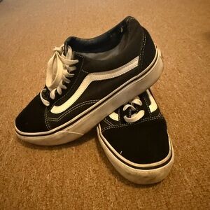 Vans Classic Black and White Sneakers